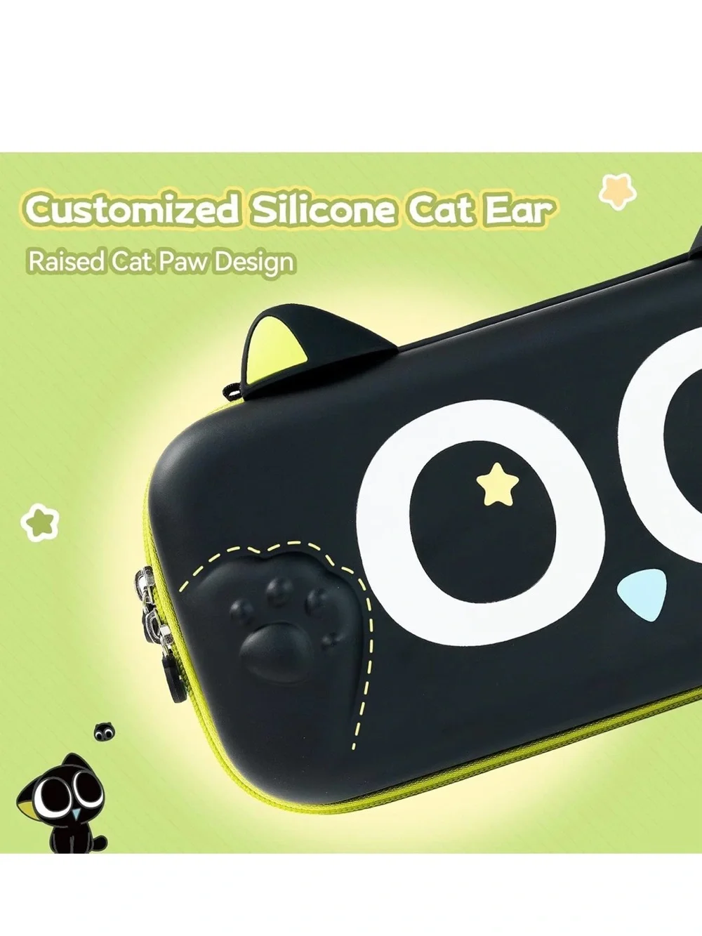 New Open Box GeekShare Switch 2 Carrying Case, Hardshell Storage Bag w Game Slot